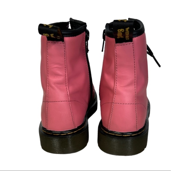 Dr. Martens Acid Pink Smooth Leather 1460 J Boots - Picture 4 of 15